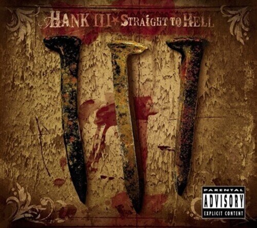 Hank Williams III (Hank3) - Straight To Hell 2022 Reissue, Curb Records, Red Vinyl, 2 LPs