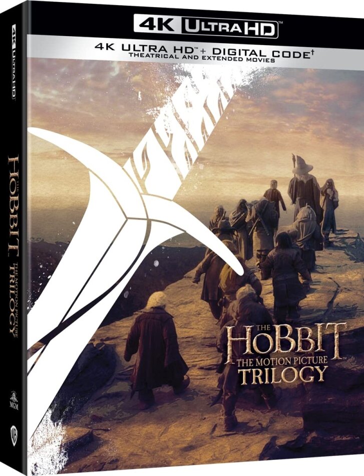 The Hobbit 1-3 - The Motion Picture Trilogy Extended Edition, Kinoversion, 6 4K Ultra HDs