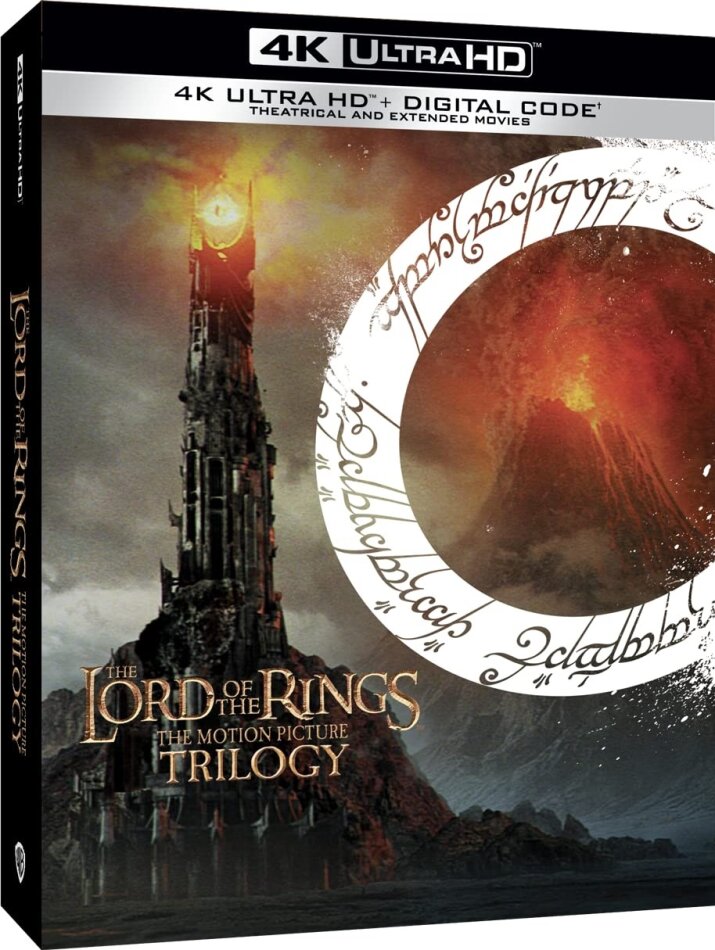 The Lord of the Rings 1-3 - The Motion Picture Trilogy Extended Edition, Kinoversion, 9 4K Ultra HDs