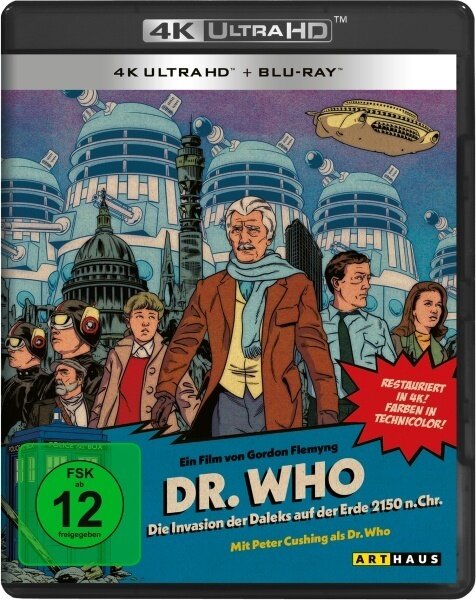 Dr. Who: Die Invasion der Daleks auf der Erde 2150 n. Chr. (4K Ultra HD+Blu-ray) (DE) (1966) Arthaus, 4K Ultra HD + Blu-ray
