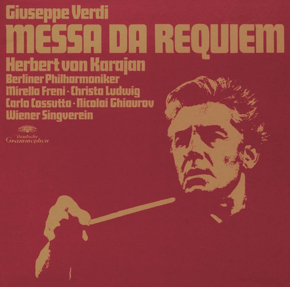 Herbert von Karajan, Giuseppe Verdi (1813-1901), Mirella Freni, Christa Ludwig & Berliner Philharmoniker - Requiem 2022 Reissue, Japan Edition, 2 CDs