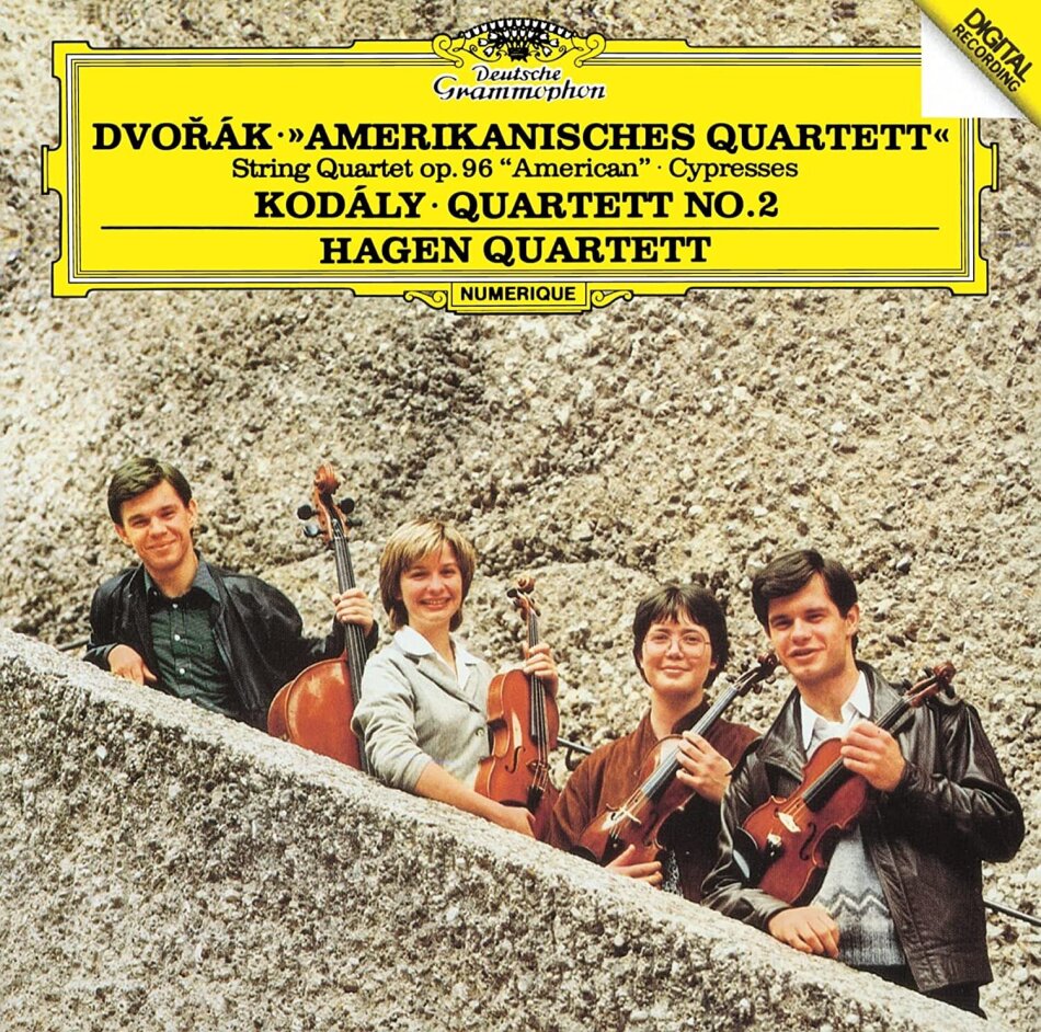 Hagen Quartett, Antonin Dvorák (1841-1904) & Zoltán Kodály (1882-1967) - Dvorak: String Qrt 12 American / Cypresses - Kodaly: Quartett No. 2 2022 Reissue, Japan Edition