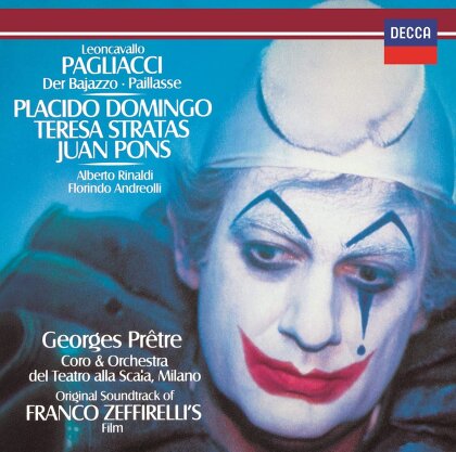 Ruggero Leoncavallo (1857-1919), Georges Pr&ecirc;tre, Placido Domingo, Teresa Stratas, Juan Pons, &hellip; - I Pagliacci, Der Bajazzo, Paillasse (Japan Edition, 2022 Reissue)