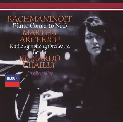 Sergej Rachmaninoff (1873-1943), Riccardo Chailly, Martha Argerich & Radio Symphony Orchestra Berlin - Piano Cto 3 / Tchaikovsky: Piano Cto1 (2022 Reissue, Japan Edition)