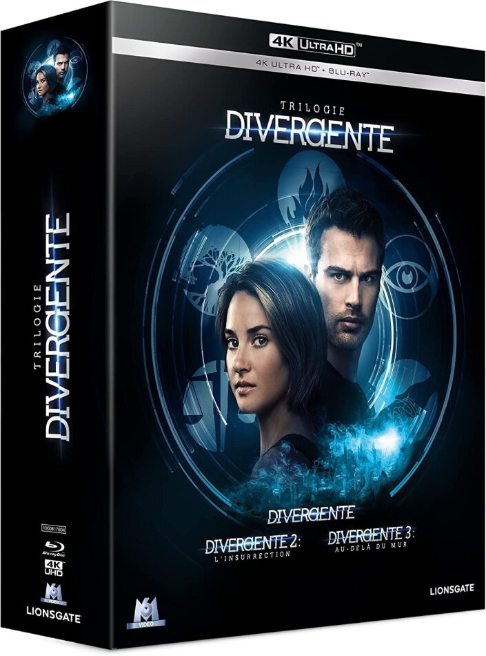 Divergente - La Trilogie 3 4K Ultra HDs + 3 Blu-ray