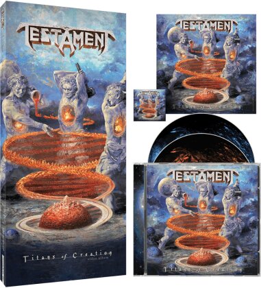 Testament - Titans Of Creation - Video Album (2022 Reissue, &Eacute;dition Limit&eacute;e, CD + Blu-ray)