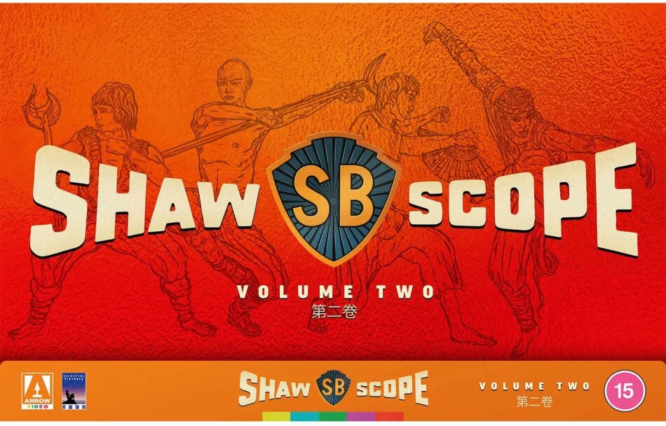Shawscope - Volume 2 Shaw Brothers, Limited Edition, 8 Blu-rays + 2 CDs