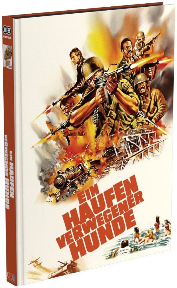 Ein Haufen verwegener Hunde (1978) Cover E, Limited Edition, Mediabook, Blu-ray + DVD
