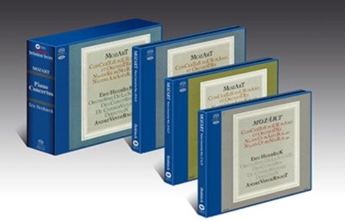 Wolfgang Amadeus Mozart (1756-1791), André Vandernoot, Eric Heidsieck & Orchestre de la Société des Concerts du Conservatoire - Concertos Pour Piano Et Orchestre No. 20 & 23 Japan Edition, 3 Hybrid SACDs