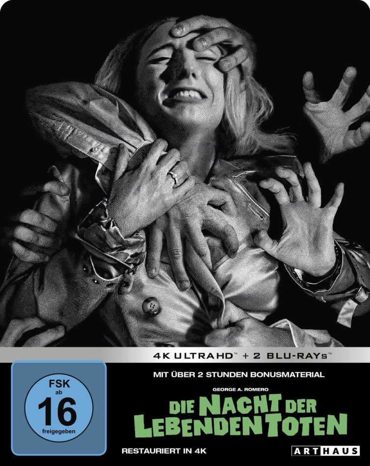 Night of the Living Dead - Die Nacht der lebenden Toten (1968) Limited Edition, Steelbook, 4K Ultra HD + 2 Blu-rays