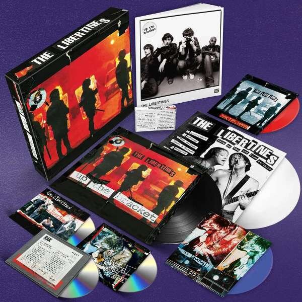 The Libertines - Up The Bracket 2022 Reissue, Boxset, Rough Trade, 20th Anniversary Edition, Limited Edition, 2 LPs + 2 7" Singles + 2 CDs + DVD + Audiokassette