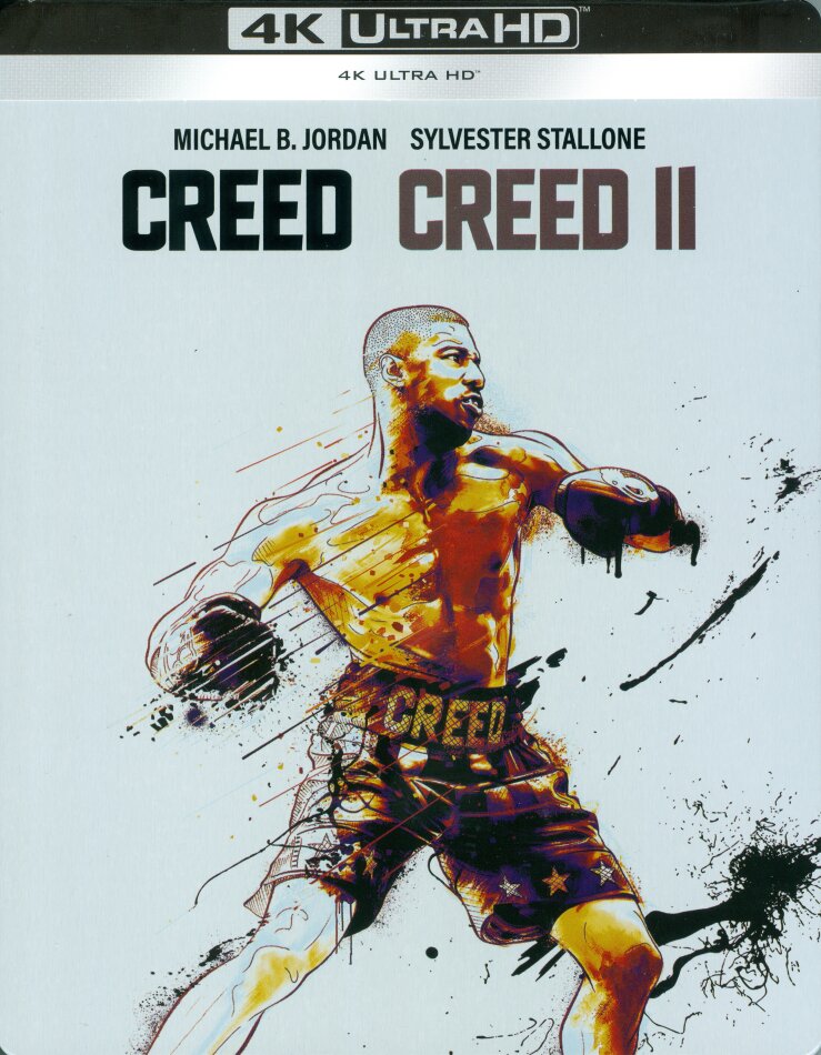 Creed (2015) / Creed 2 (2018) Limited Edition, Steelbook, 2 4K Ultra HDs
