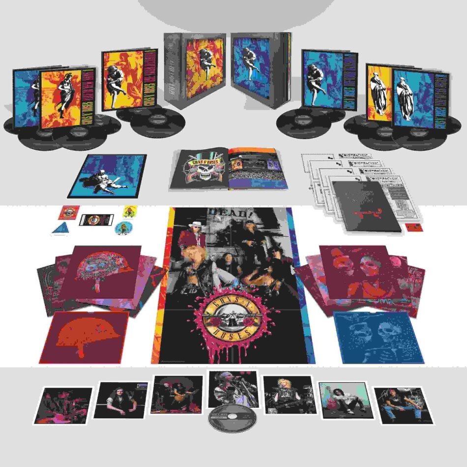 Guns N' Roses - Use Your Illusion Limited Super Deluxe Edition, Boxset, 12 LPs + Blu-ray
