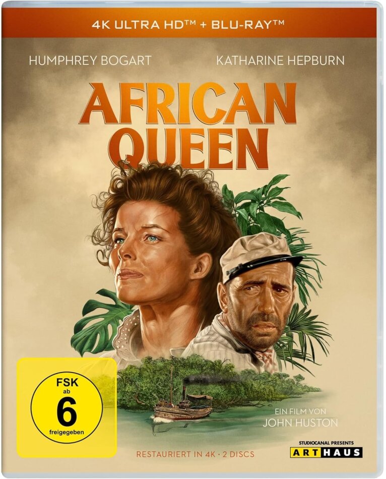 African Queen (1951) Special Edition, 4K Ultra HD + Blu-ray