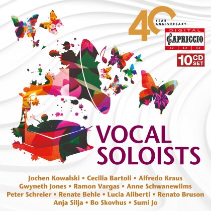 Jochen Kowalski, Peter Schreier, Cecilia Bartoli, Sumi Jo, Renato Bruson, &hellip; - 40Th Anniversary - Vocal Soloists (10 CDs)