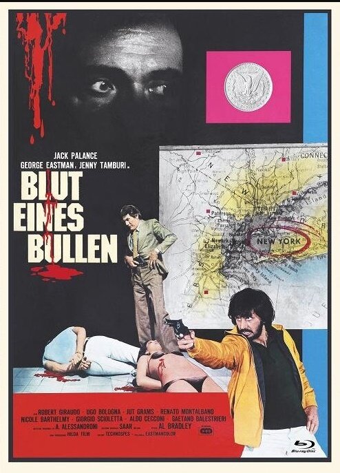 Blut eines Bullen (1976) Cover B, Eurocult Collection, Limited Edition, Mediabook, Uncut, Blu-ray + DVD