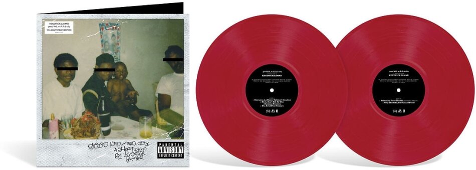 Kendrick Lamar - Good Kid, M.A.A.D City 2022 Reissue, Interscope, 10th Anniversary Edition, Limited Edition, Apple Opaq Vinyl, 2 LPs