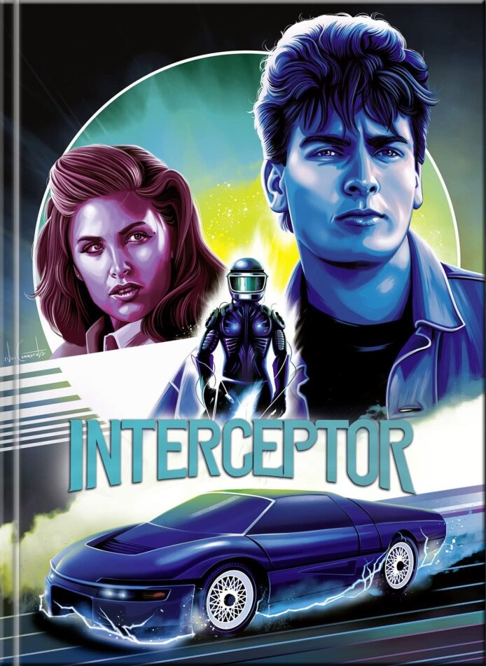 Interceptor (1986) Cover E, Limited Edition, Mediabook, Blu-ray + DVD