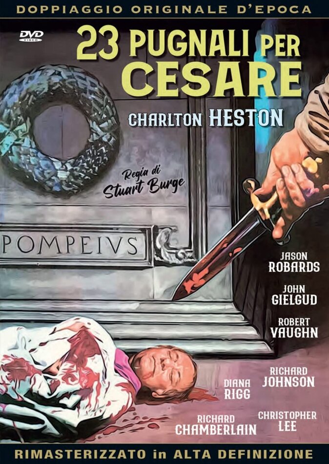 23 pugnali per Cesare (1970) Doppiaggio Originale d'Epoca, s/w, Remastered