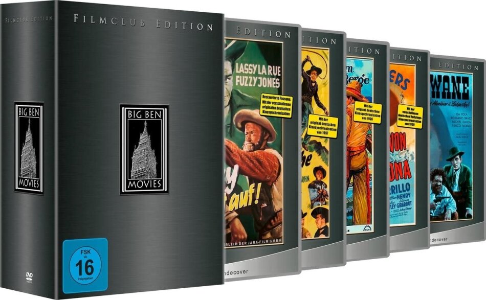 Filmclub Edition - Western Box 2 Limited Edition, 5 DVDs