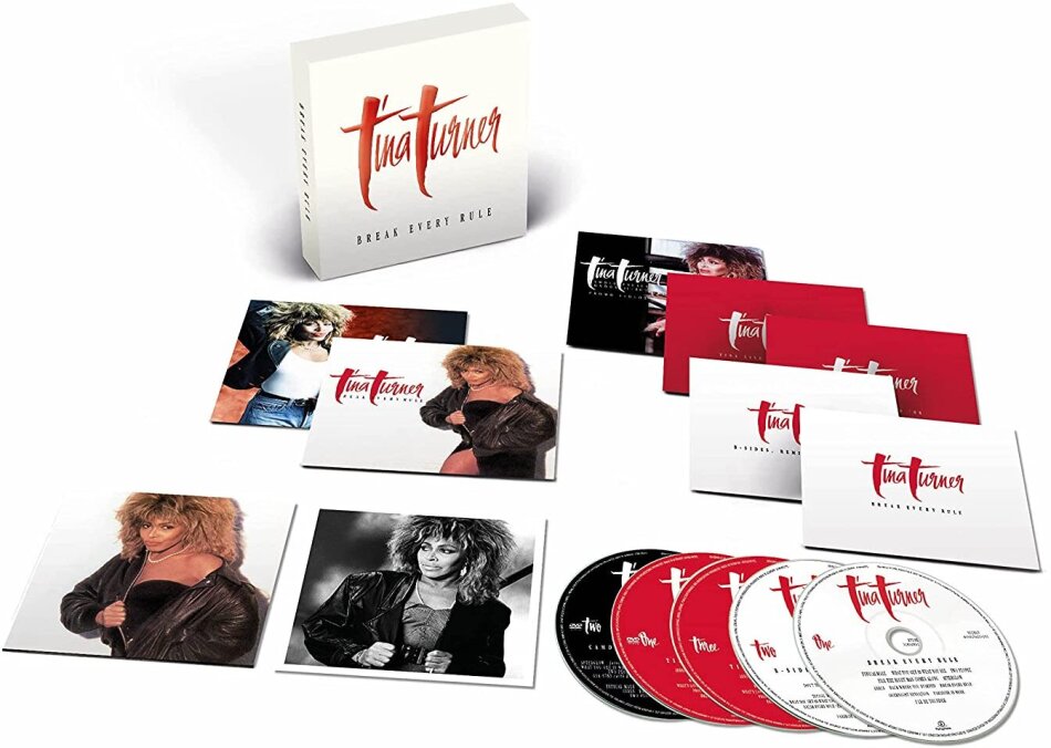 Tina Turner - Break Every Rule 2022 Reissue, 2022 Remastered, 3 CDs + 2 DVDs