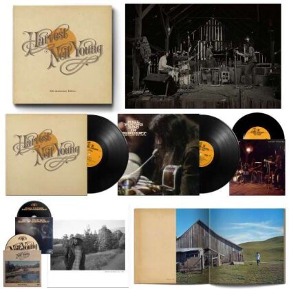 Neil Young - Harvest (2022 Reissue, &Eacute;dition 50&egrave;me Anniversaire, 2 LP + 7" Single + 2 DVD)