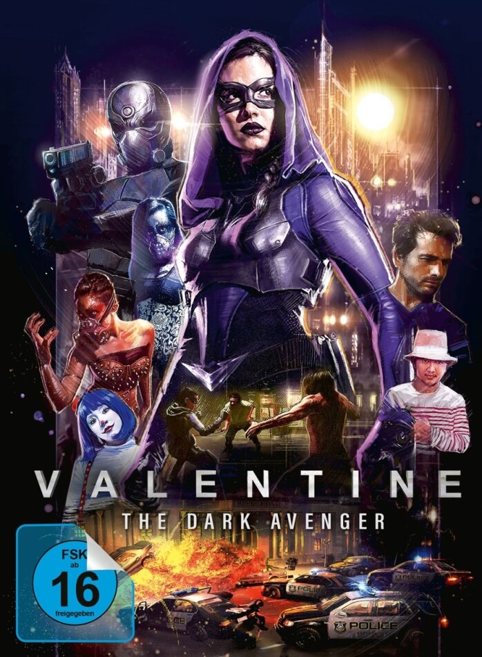Valentine - The Dark Avenger (2017) Cover A, Limited Edition, Mediabook, Blu-ray + DVD