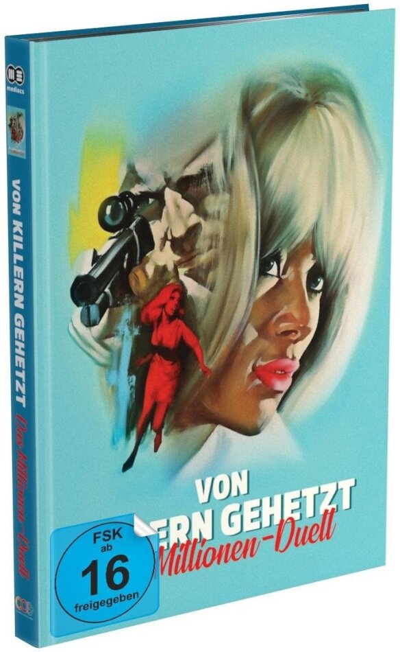 Von Killern gehetzt - Das Millionen-Duell (1967) Cover B, Limited Edition, Mediabook, Uncut, Blu-ray + DVD