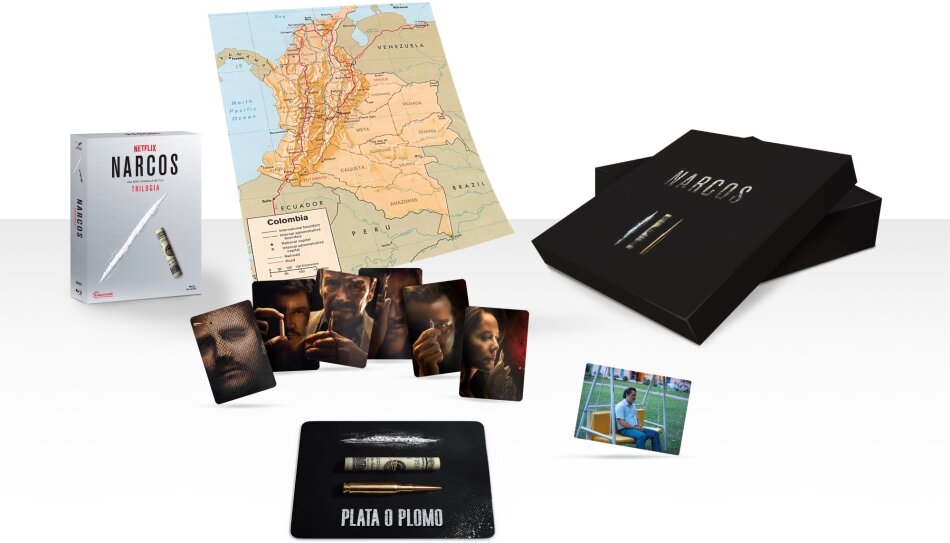 Narcos - Stagione 1-3 + Goodies, Limited Deluxe Edition, 8 Blu-rays
