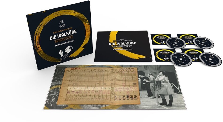 Wiener Philharmoniker, Richard Wagner (1813-1883) & Sir Georg Solti - Die Walküre 4 Hybrid SACDs