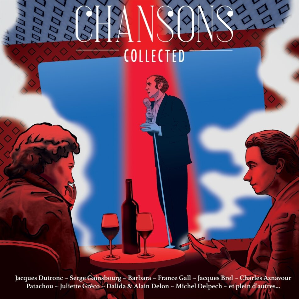 Chansons Collected Limited to 2000 Copies, Limited Edition, Red/Blue Vinyl, 2 LPs
