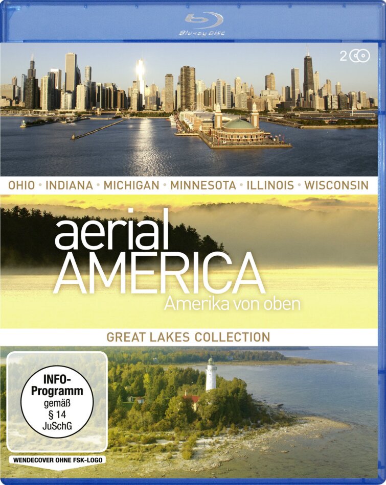 Aerial America - Amerika von oben - Great Lakes Collection Neuauflage, 2 Blu-rays