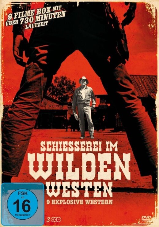 Schiesserei im Wilden Westen - 9 explosive Western 3 DVDs