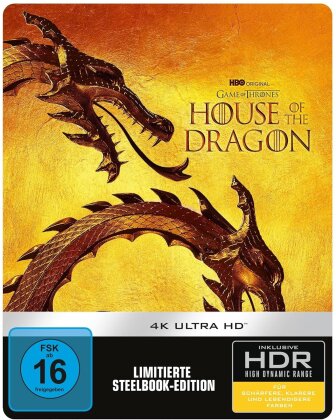 House of the Dragon (Game of Thrones) - Staffel 1 (Limited Edition, Steelbook, 4 4K Ultra HDs)