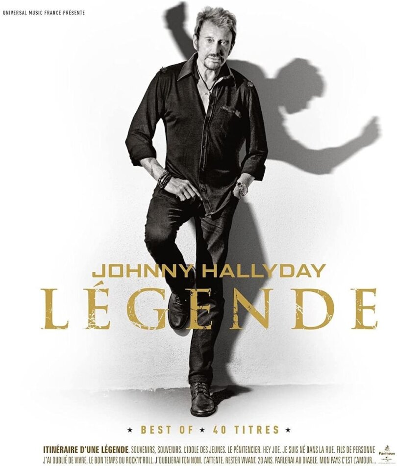 Johnny Hallyday - Legende - Best Of 40 Titres 2 CDs