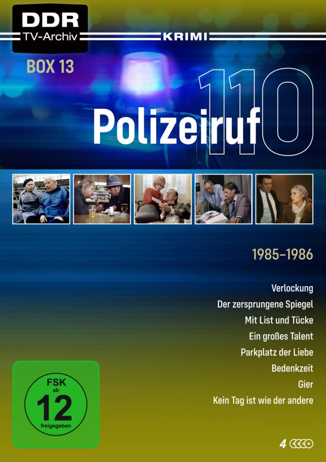 Polizeiruf 110 - Box 13 DDR TV-Archiv, 4 DVDs
