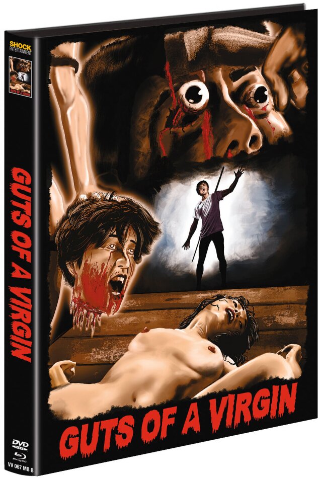 Guts of a Virgin (1986) Cover B, Limited Edition, Mediabook, Blu-ray + DVD