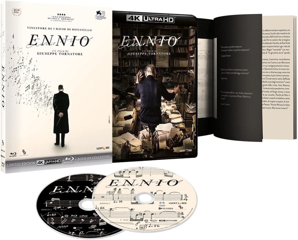 Ennio (2021) Limited Edition, 4K Ultra HD + Blu-ray