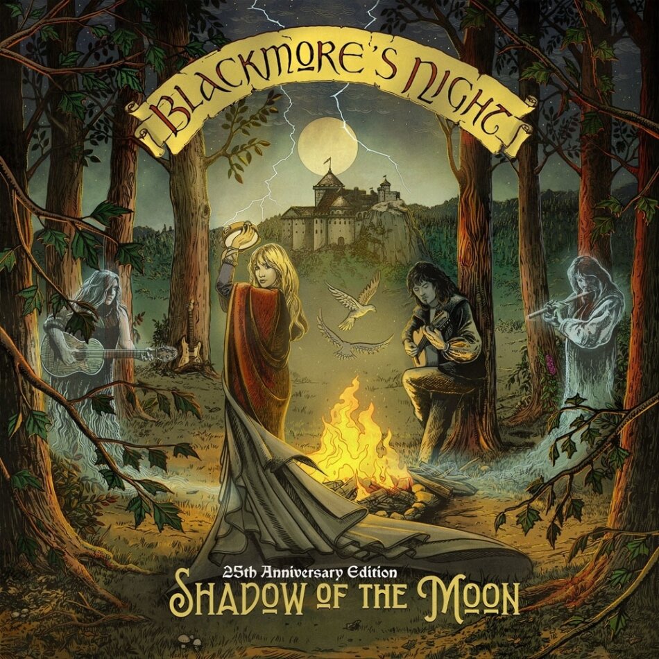 Blackmore's Night (Ritchie Blackmore) - Shadow Of The Moon 2023 Reissue, Édition Limitée, Crystal Clear Vinyl, 2 LP + 7" Single + DVD