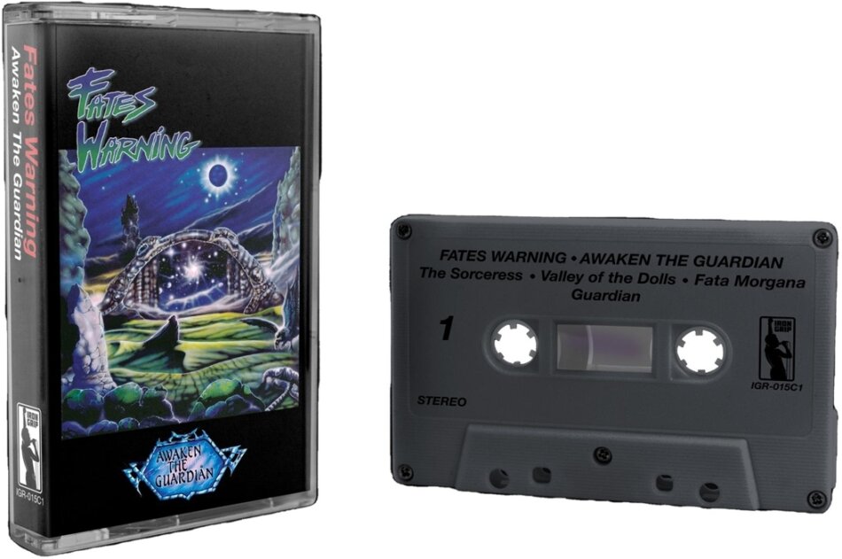 Fates Warning - Awaken The Guardian Iron Grip, 2023 Reissue, 30th Anniversary Edition, Clear Cassette
