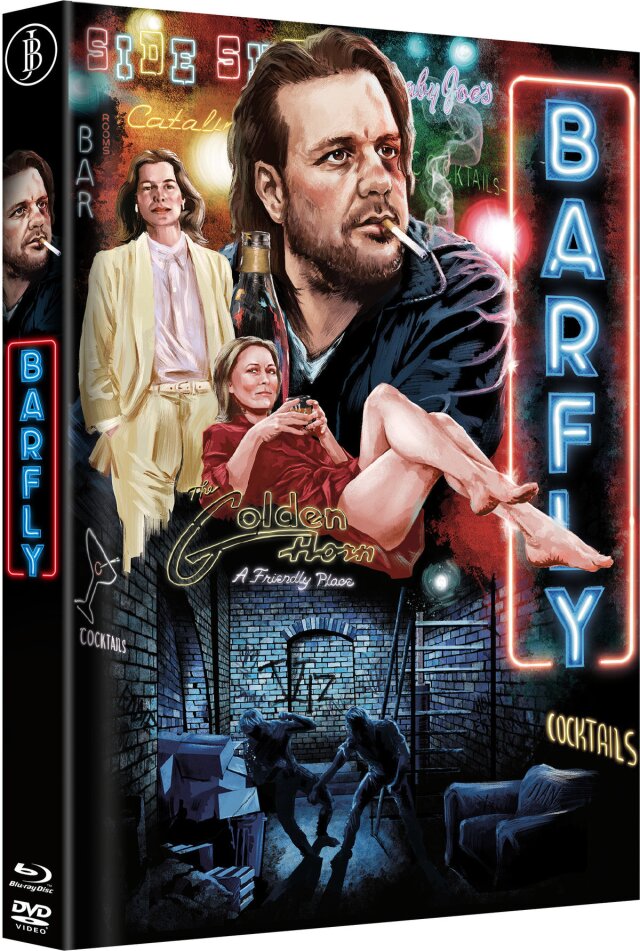 Barfly (1987) Cover B, Limited Edition, Mediabook, Blu-ray + DVD