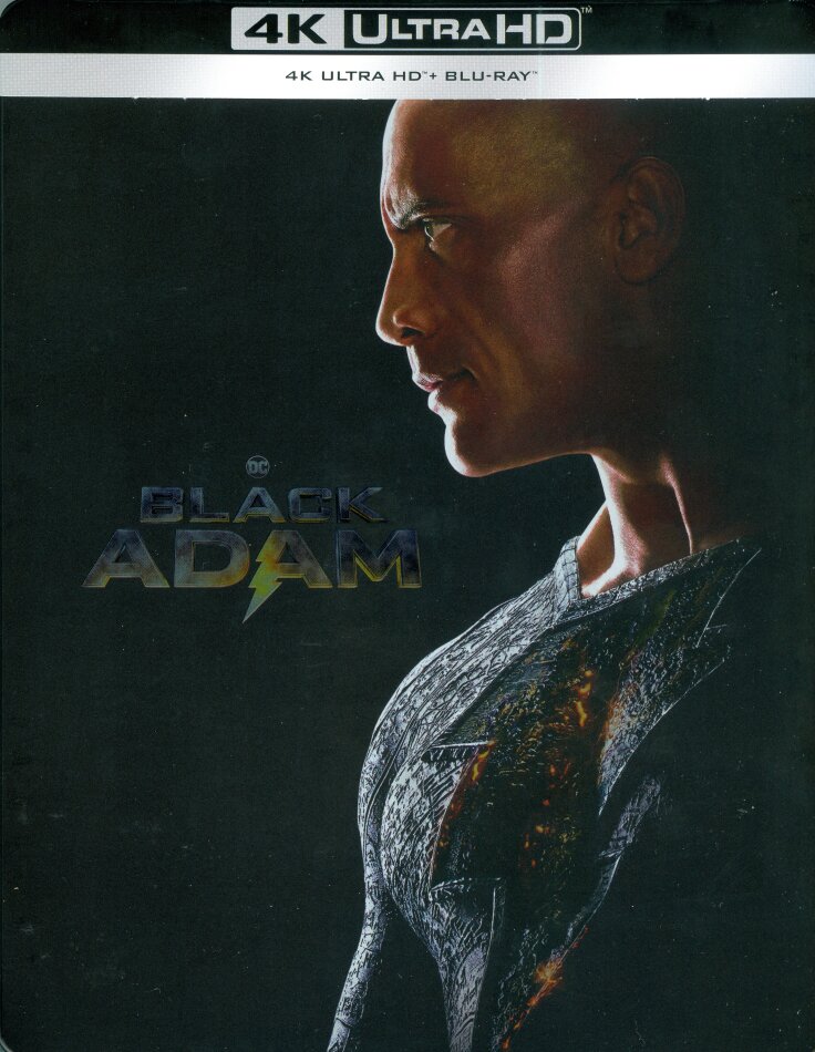 Black Adam (2022) Édition Limitée, Steelbook, 4K Ultra HD + Blu-ray