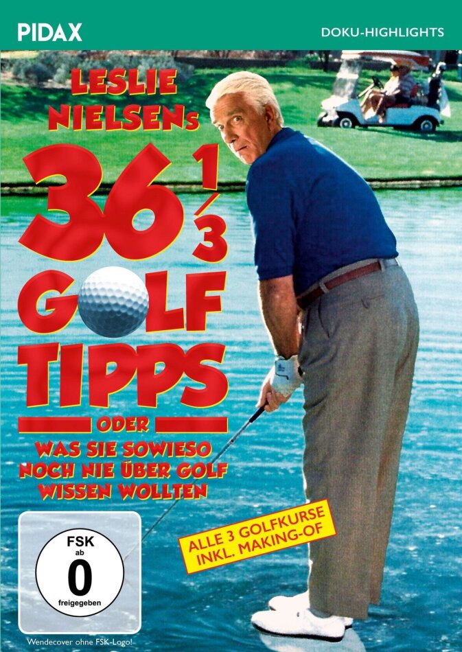 Leslie Nielsens 36 1/3 Golftipps - Alle 3 Golfkurse Pidax Doku-Highlights