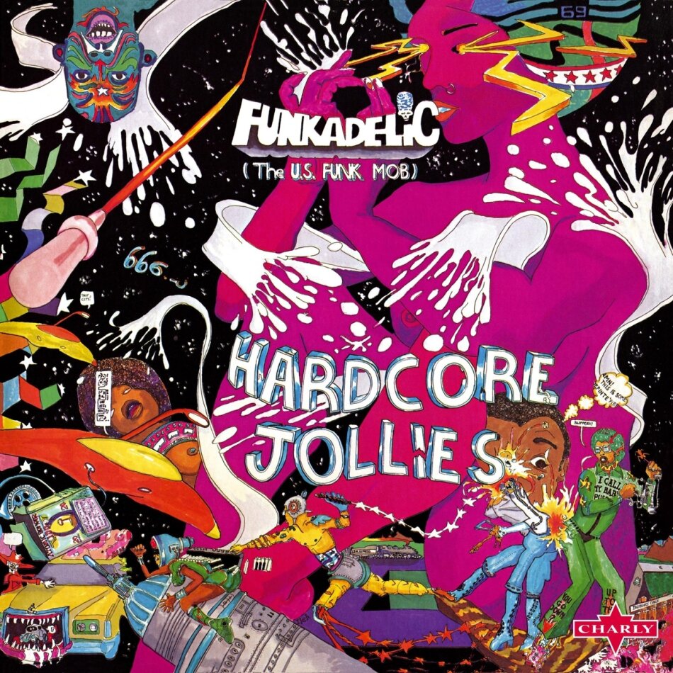 Funkadelic - Hardcore Jollies 2023 Reissue, Charly Records, Pink Translucent Vinyl, LP