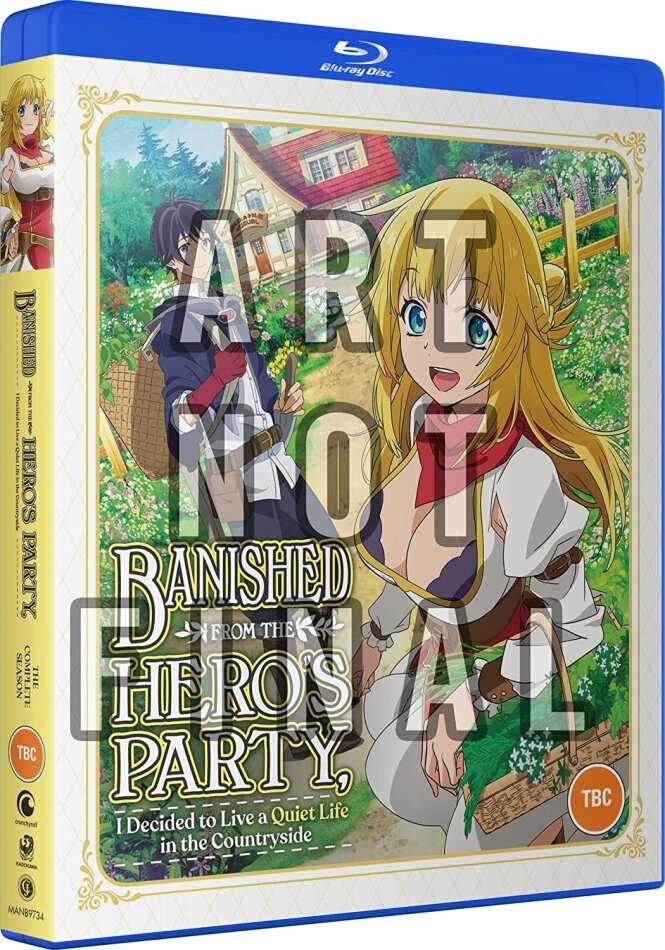 Banished From The Hero's Party I Decided To Live A Quiet Life In The Countryside - Season 1 2 Blu-rays