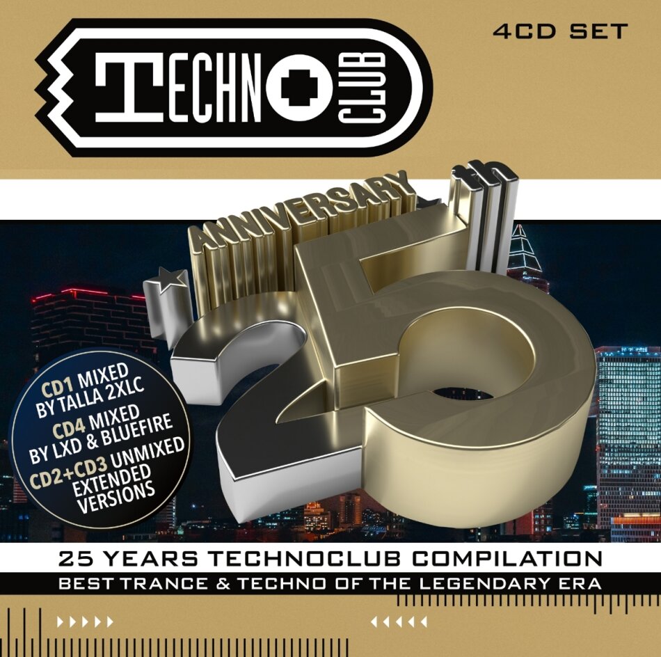 Techno Club - Best Of 25 Years 4 CDs