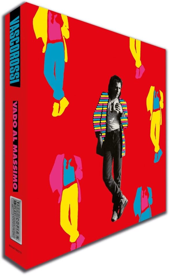 Vasco Rossi - Vado Al Massimo 2022 Reissue, Numbered, 40th Anniversary Edition, Deluxe Edition, LP + 7" Single + CD + Buch