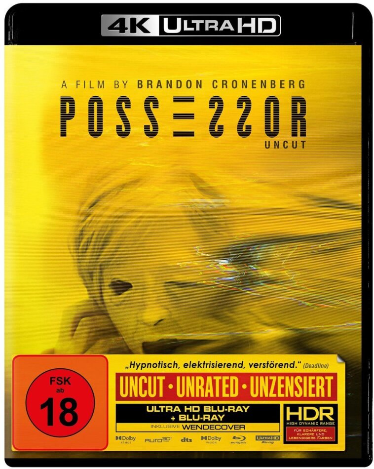 Possessor (2020) Uncut, 4K Ultra HD + Blu-ray