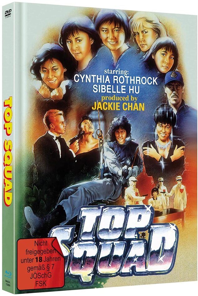 Top Squad (1988) Cover B, Limited Edition, Mediabook, Blu-ray + DVD