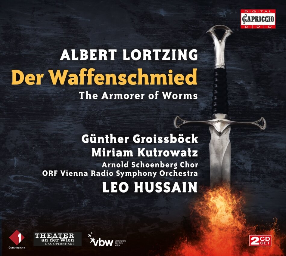 Günther Grolssböck, Miriam Kutrowatz, Albert Lortzing (1801-1875), Leo Hussain & ORF Vienna Radio Symphony Orchestra - Der Waffenschmied - The Armorer of Worms 2 CDs